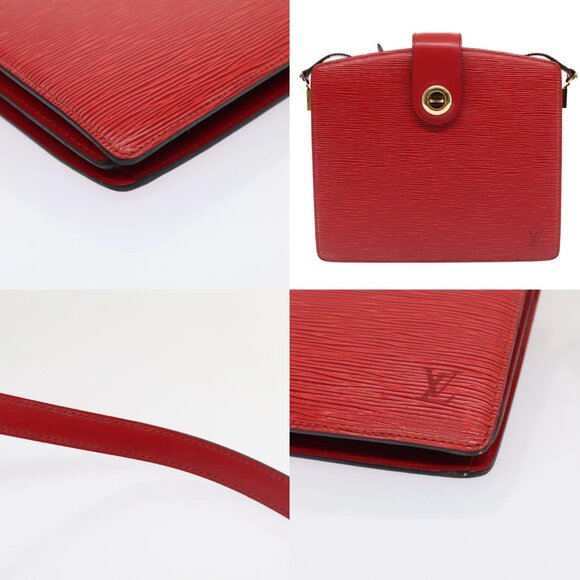 LOUIS VUITTON Epi Capuchin Shoulder Bag Red M52347 LV Auth ep5775 - Picture 14 of 15